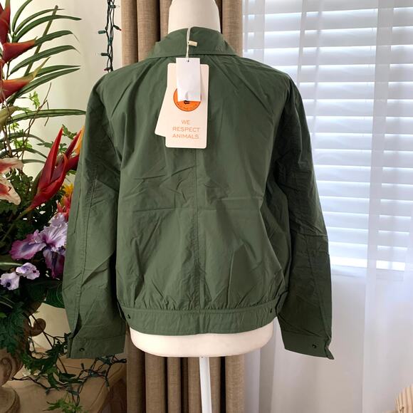 Save the Duck Mila Jacket in Dusty Olive Green - Picture 10 of 14